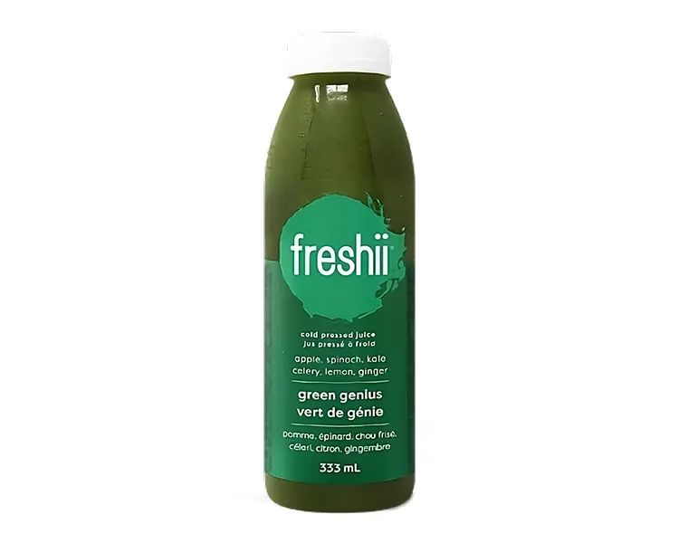 Official Freshii menu image for Green Genius Juice at Freshii Sundance