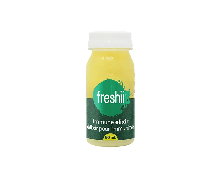 Official Freshii menu image for Wellness Shots at Freshii Sundance
