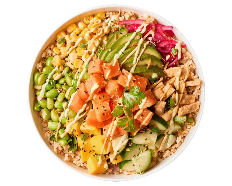 Poke Salmon Bowl