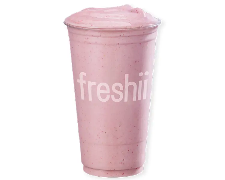 Official Freshii menu image for Strawberrii Banana Smoothie at Freshii Sundance