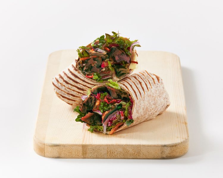Create Your Own Wrap — choose your protein, fillings, and sauce at Freshii Sundance Calgary
