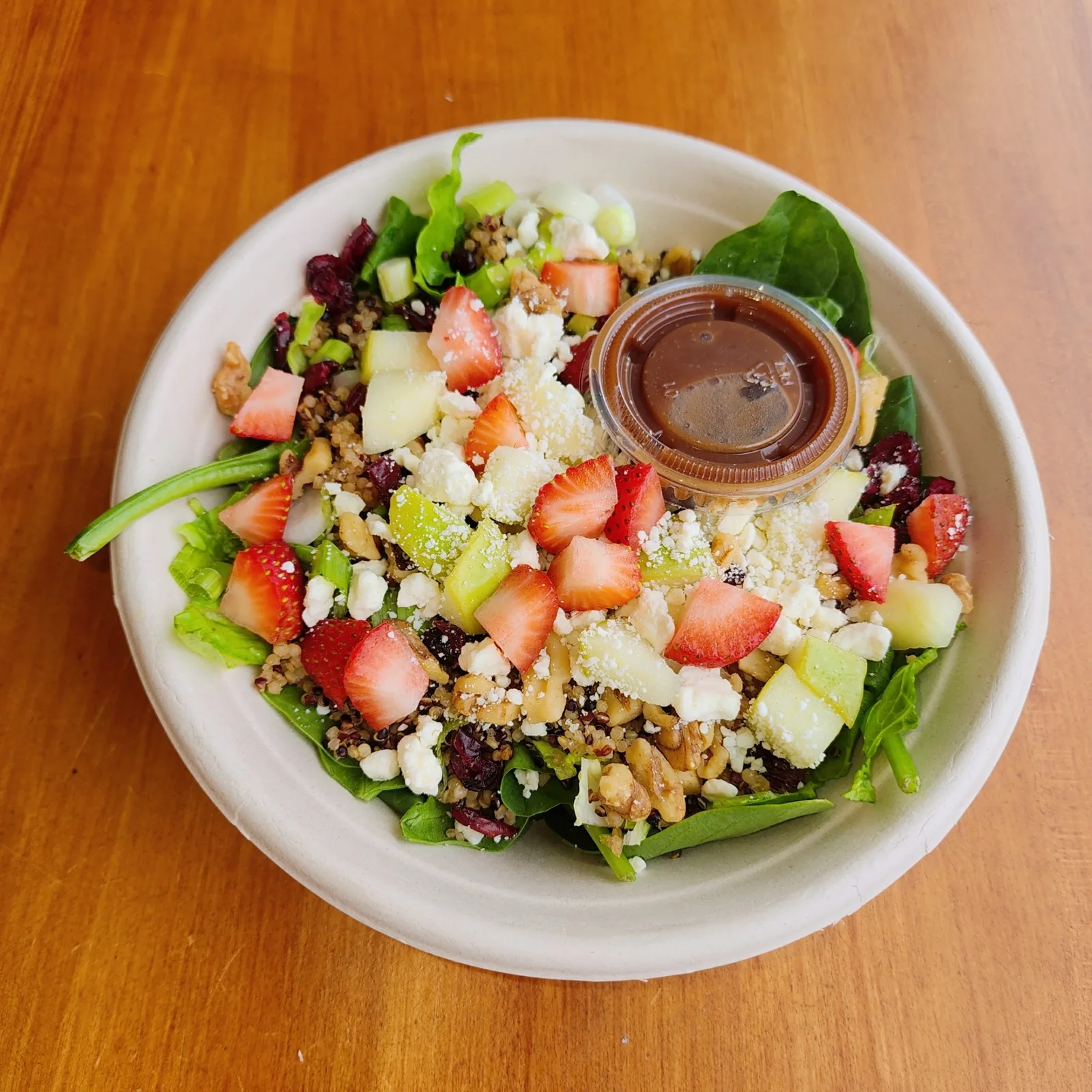 Berrii Crunchii Salad prepared at Freshii Sundance