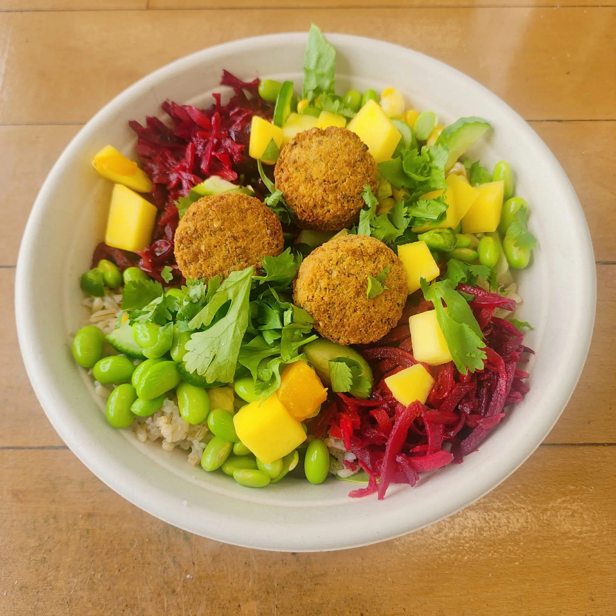 Freshii Sundance vegetarian falafel bowl