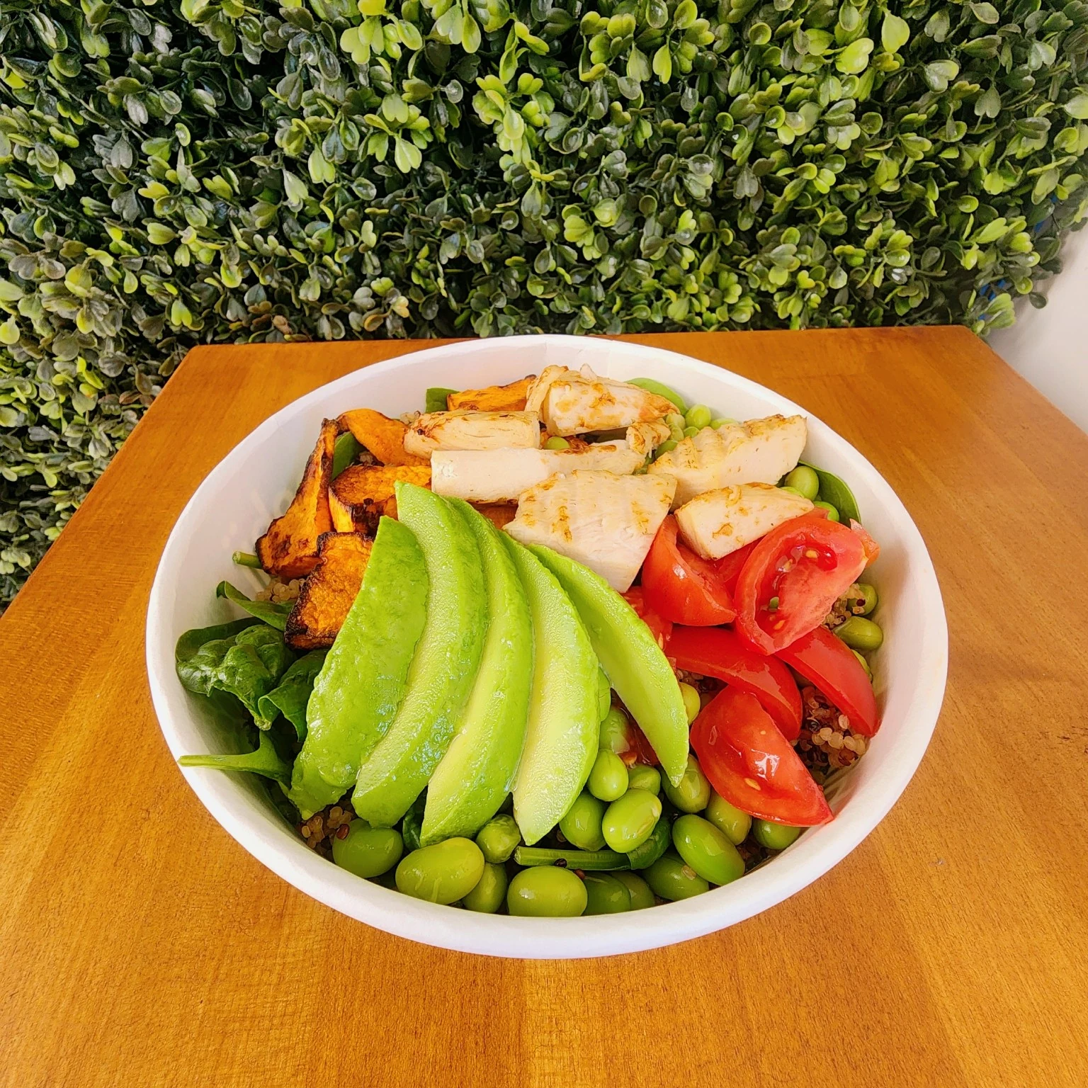 Macro Balanced Bowl prepared at Freshii Sundance