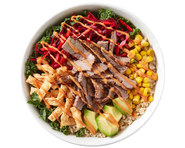 Healthy lunch bowls at Freshii Sundance Calgary