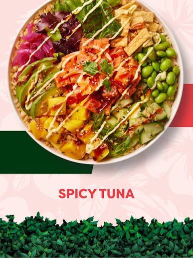 Poke Spicy Tuna Bowl at Freshii Sundance Calgary
